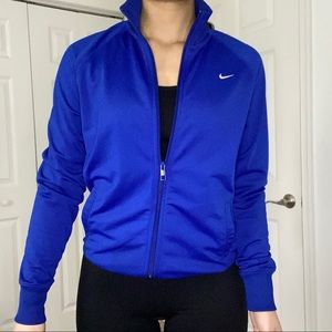 Vintage Nike Zip Up Tracksuit Top, Royal Blue